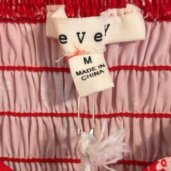 NWT Baevely Floral Smocked Midi/Maxi Puff Dress - Picture 8 of 15